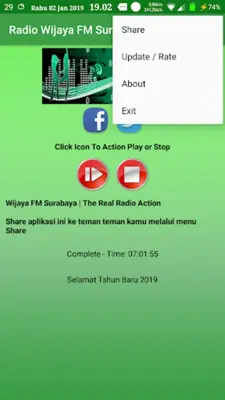 Radio Wijaya FM Surabaya android App screenshot 1